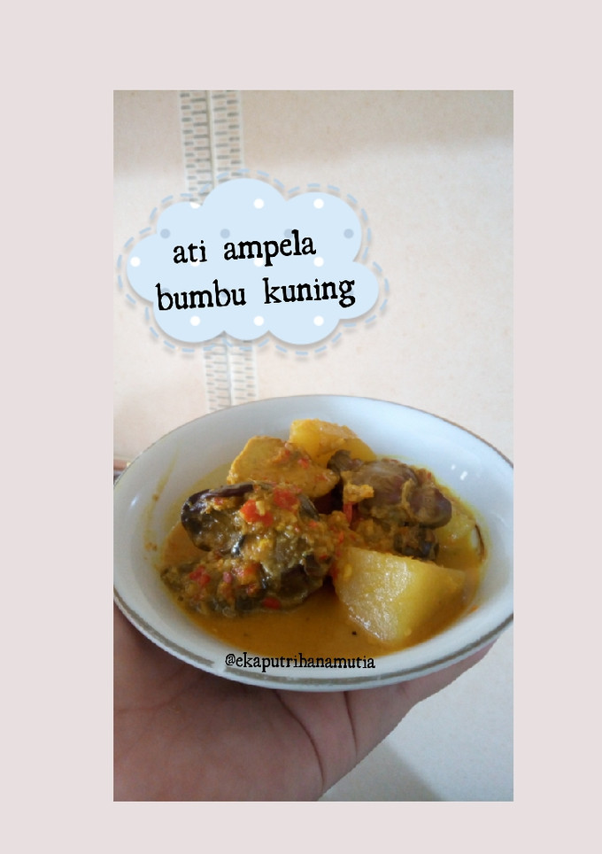 Foto resep Ati ampela bumbu kuning