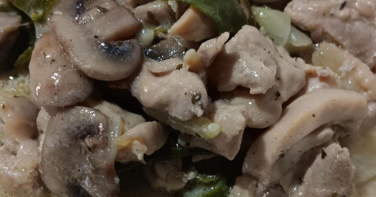 Chicken Stroganoff mudah dan enak