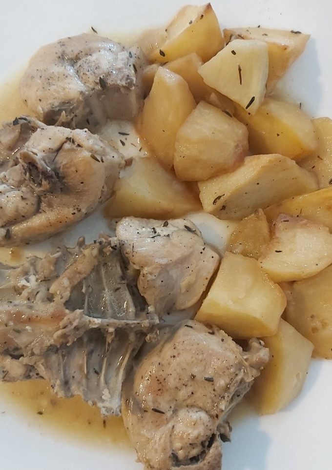 Una foto de Pollo al ajillo!!