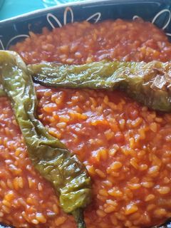 Una foto de Sopa de arroz en tomate al estilo de la mamá