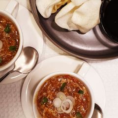 A picture of Hot & Sour Soup.