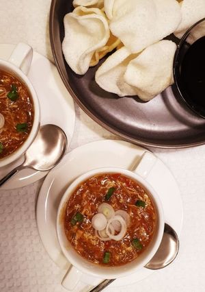 A picture of Hot & Sour Soup.