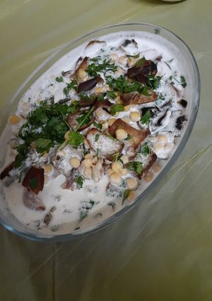 صورة لوصفة فتة بادنجان