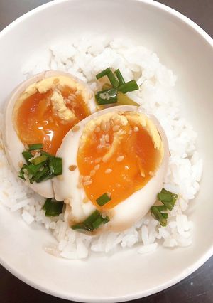 Hình của món Trứng ngâm nước tương.