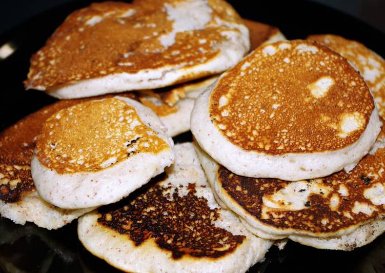 La Recette Pas à Pas Pancakes végans aux amandes