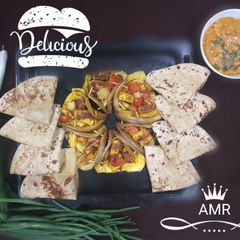 Paneer with grilled aubergine A picture of Paneer with grilled aubergine.