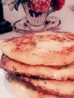 صورة لوصفة بان كيك البطاطس 👍😋