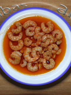 Una foto de Gambas al ajillo