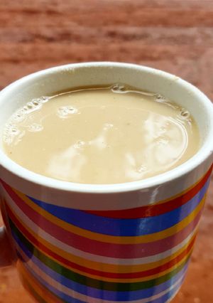 Una foto de Desayuno serrano: Quaker de haba molida