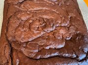 A picture of double chocolate brownie