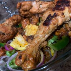A picture of Hot and spicy grill chicken.