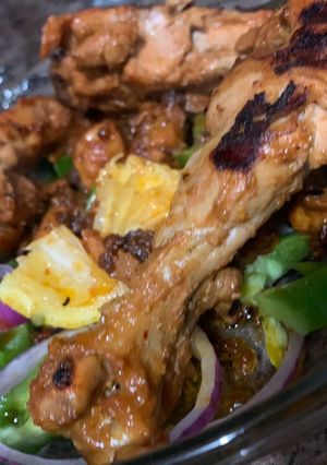 A picture of Hot and spicy grill chicken.