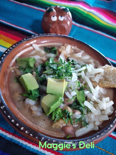 Una foto de Sopa de frijoles rancheros mi gusto