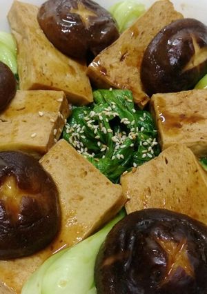 鮮菇醬百頁 的食譜成品照片