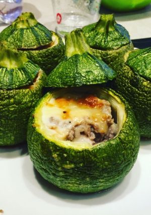 Foto di Zucchine tonde ripiene