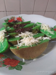 Foto resep Kue pukis pandan empuk tanpa santan