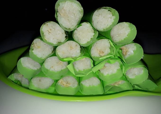 Lemper ayam pemula