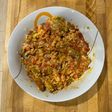 Keto mexicano con patatas fritas al horno