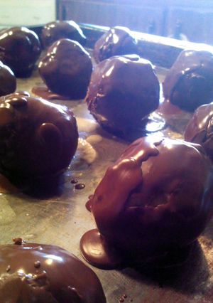 A picture of Peanut Butter Balls.