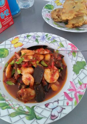 Foto resep Sambal udang pete