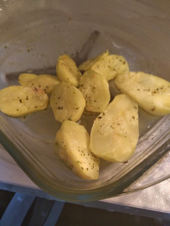 Una foto de Patatas al microondas