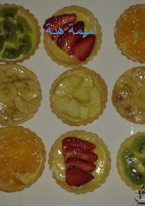صورة لوصفة طرطات بالفواكه