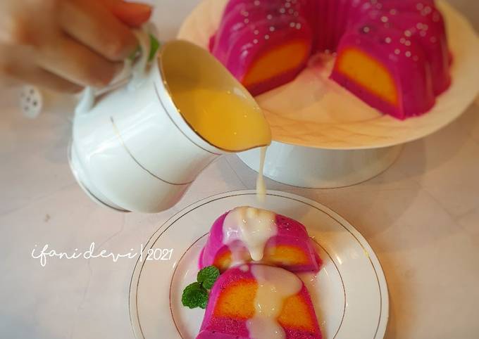 Recipe: Appetizing 397. Puding Labu Kuning Naga