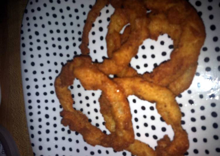 Recipe of Homemade Crispy Onion Rings