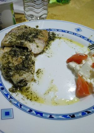 Una foto de Pescadilla con salsa verde