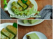 Gambar kueh bakar pandan