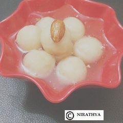 A picture of Tofu Rasgulla.