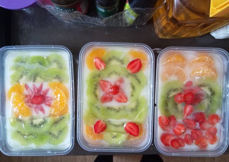 Resep Puding Sutra Stroberi, Enak Banget