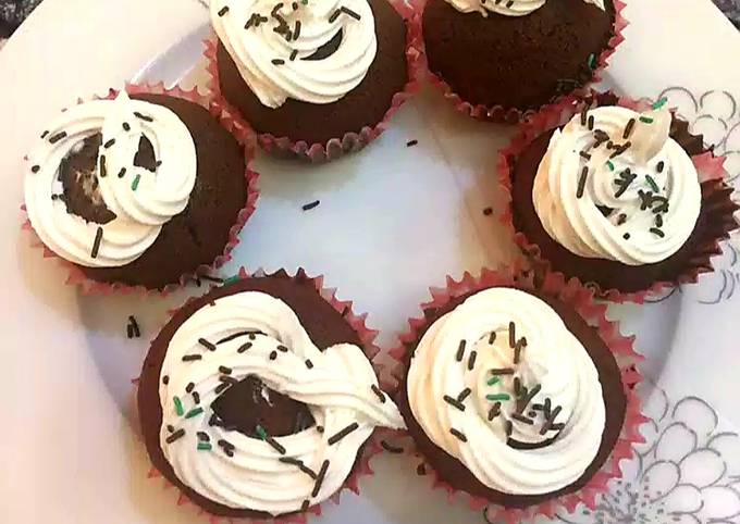 Choco Hazelnut Cupcakes