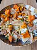 Salade de Butternut rôti et pommes