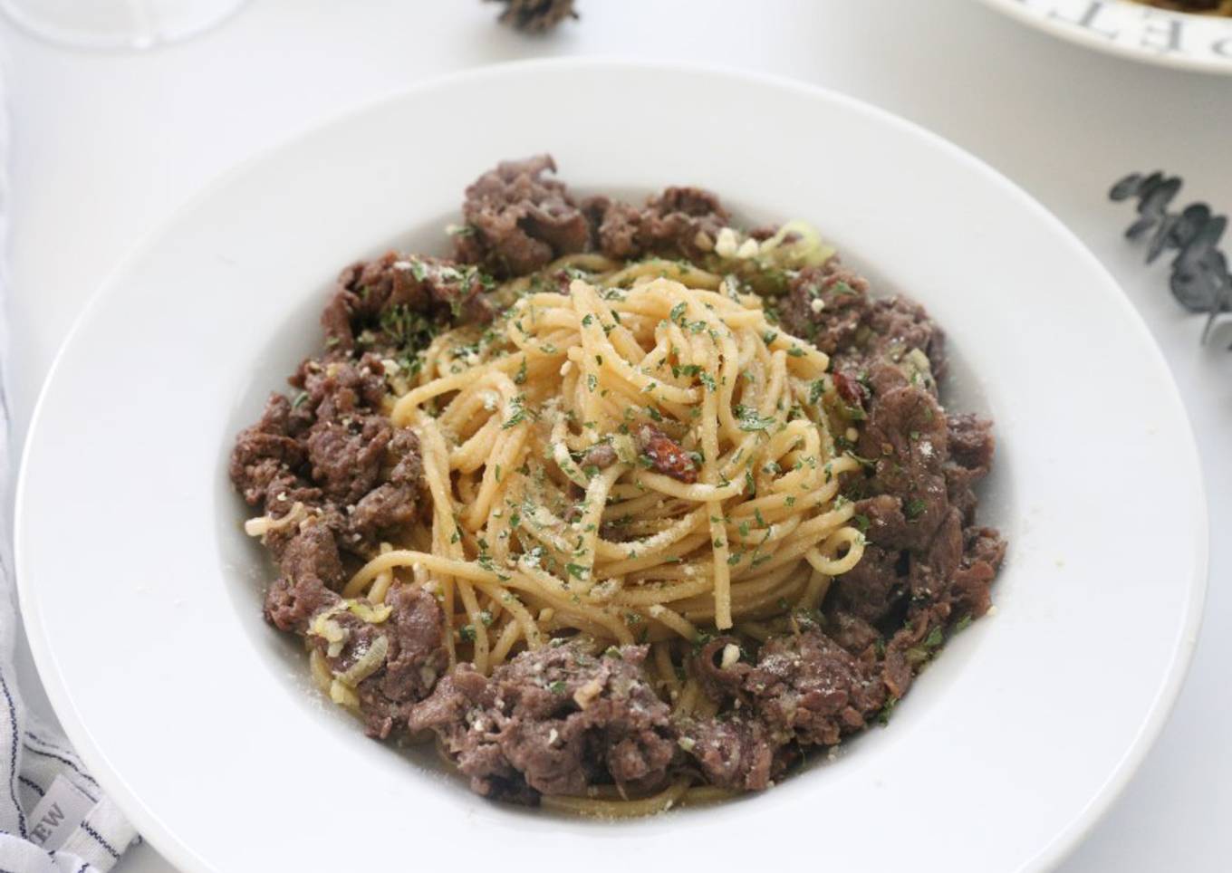 Bulgogi pasta ala Kang Sikdang