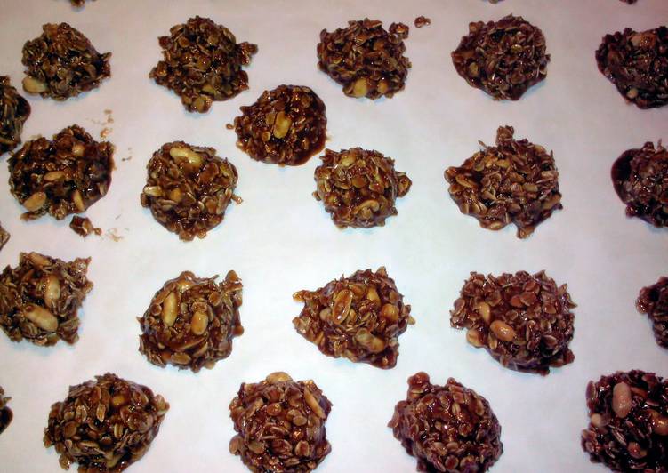 Recipe of Brenda&#39;s Chocolate Peanut-butter No Bake Cookies in A Minutes for Family