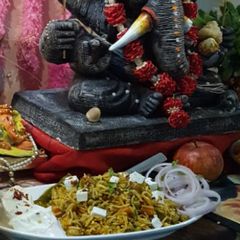 Shahi Navratan pulao A picture of Shahi Navratan pulao.