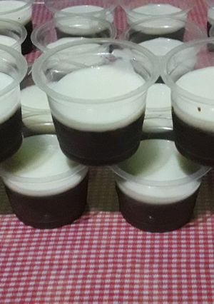 Foto resep Puding coklat susu
