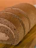 Cocoa Swiss Roll with Chocolate Cream