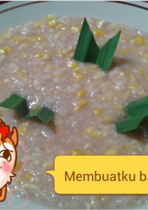 Foto resep bubur jagung praktis