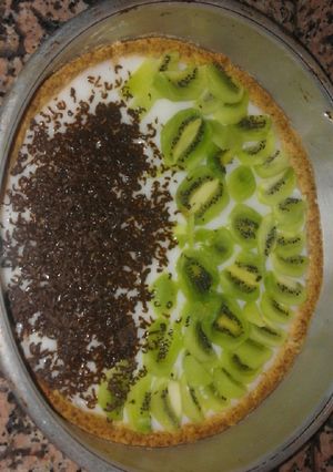 صورة لوصفة طارطة بالكيوي