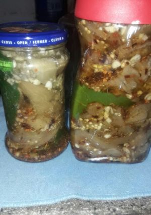 Una foto de Berenjenas en escabeche 🍆