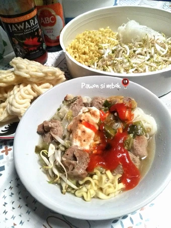 Langkah Gampang Membuat Resep Bakso kuah tahu abang abang pawon si mbok yang Bikin Ngiler Anti Ribet, Mantap Sekali