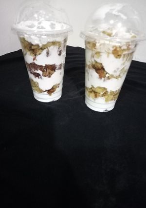 A picture of Cake parfait.