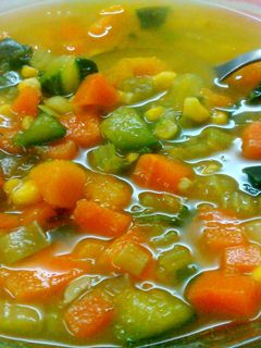 Una foto de Sopa de verduras 