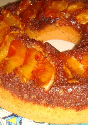 Una foto de Torta de manzana invertida 