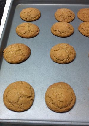A picture of MOLASSES CRINKLES.