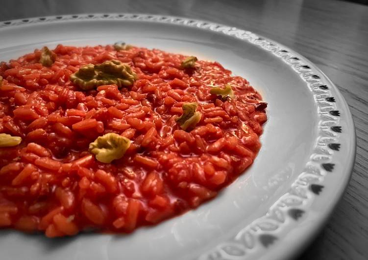 Risotto barbabietola e noci 🍠