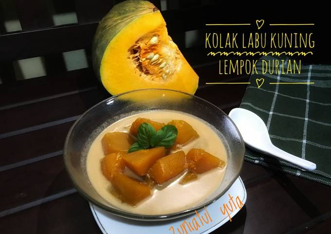 Resep Kolak Labu Kuning Lempok Durian Anti Gagal