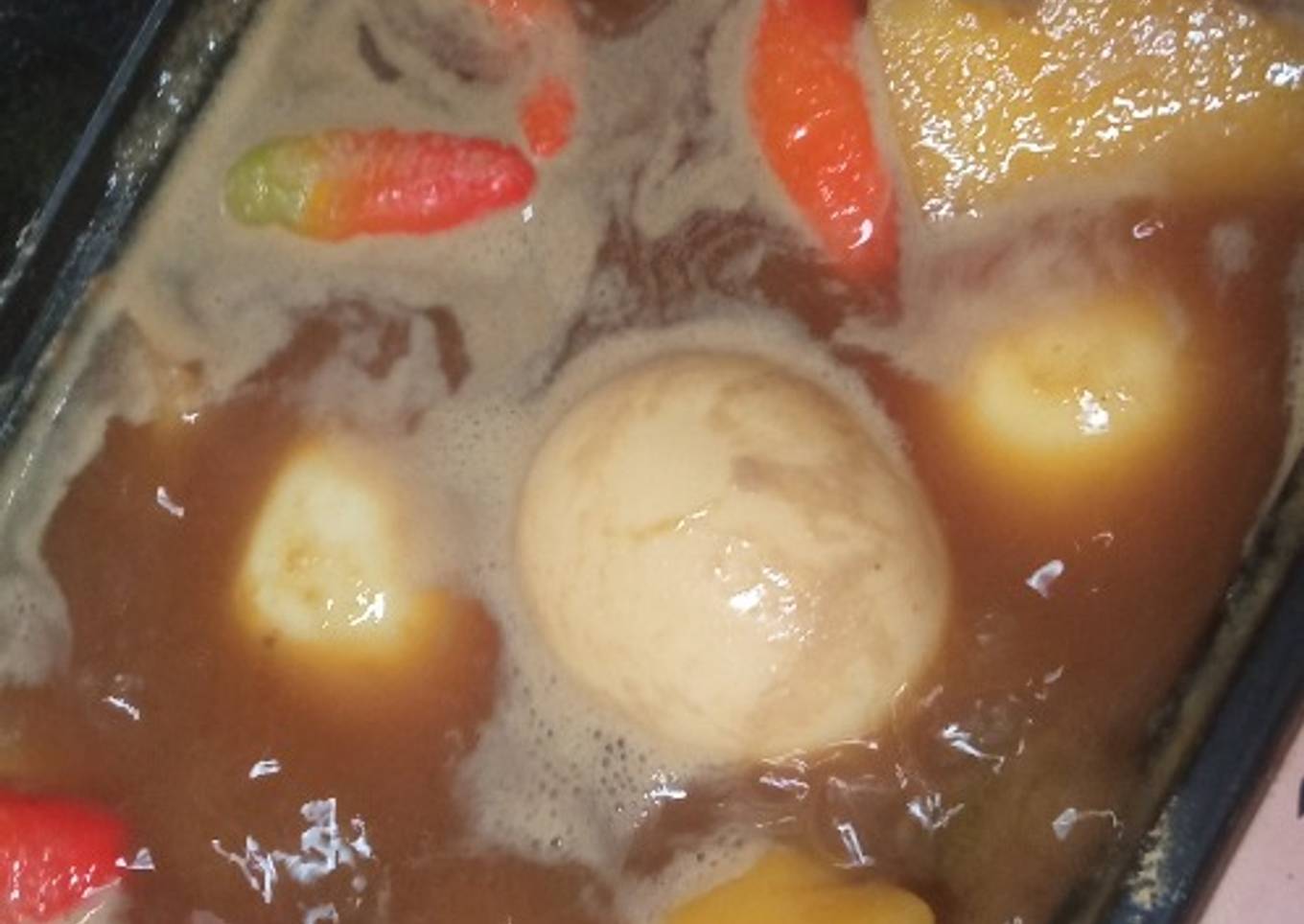 Semur kentang telur hotpot murce